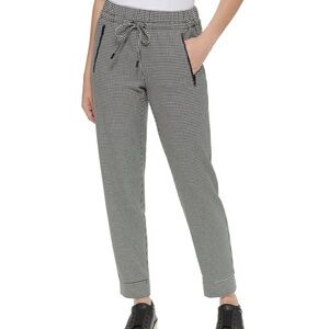 Karl Lagerfeld Paris Houndstooth Jogger Pants